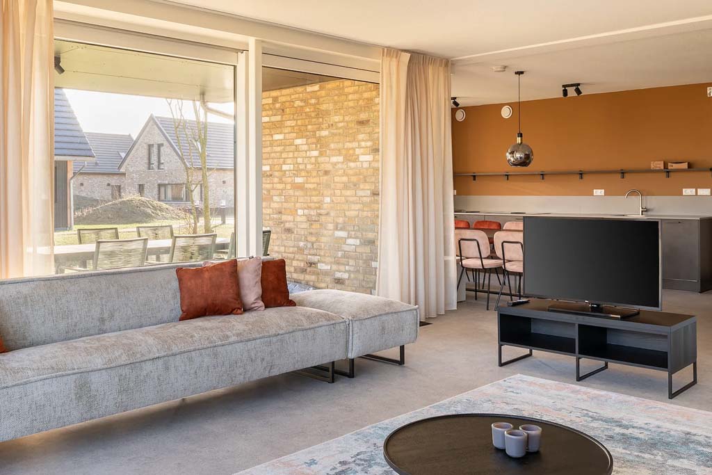 Woonkamer van het Badhuis Wind Pool