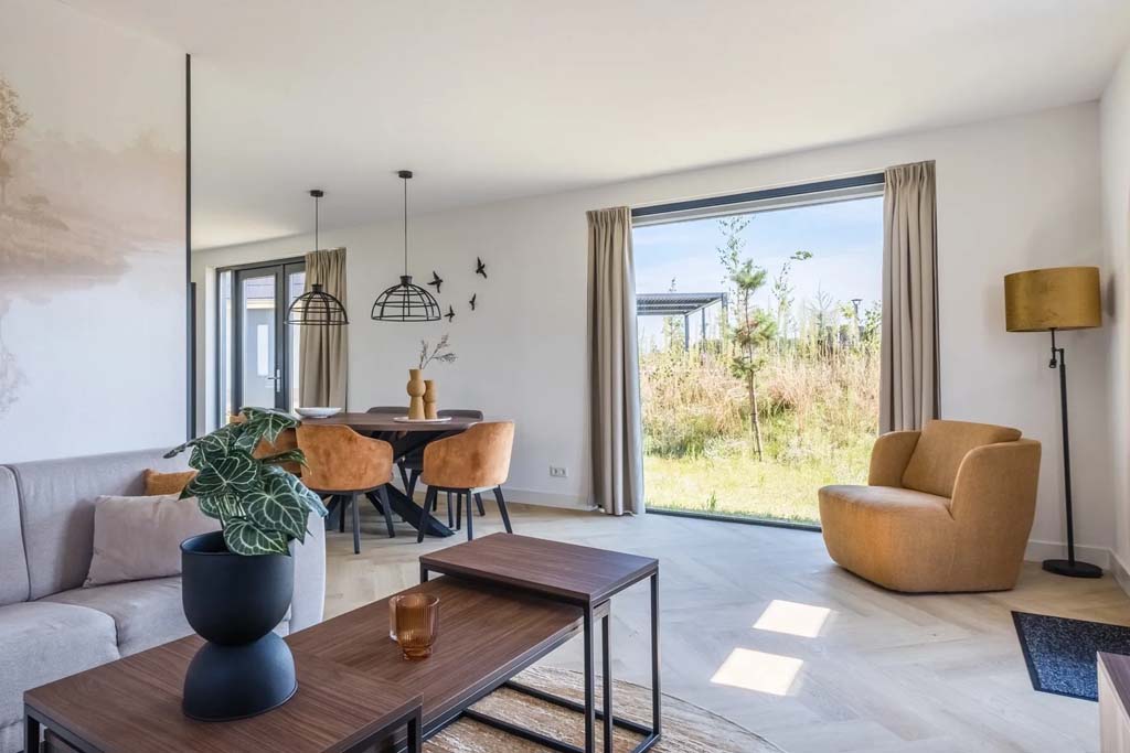 Buitenzwembad van de 6-persoons Bungalow De Strabrechtse Vennen